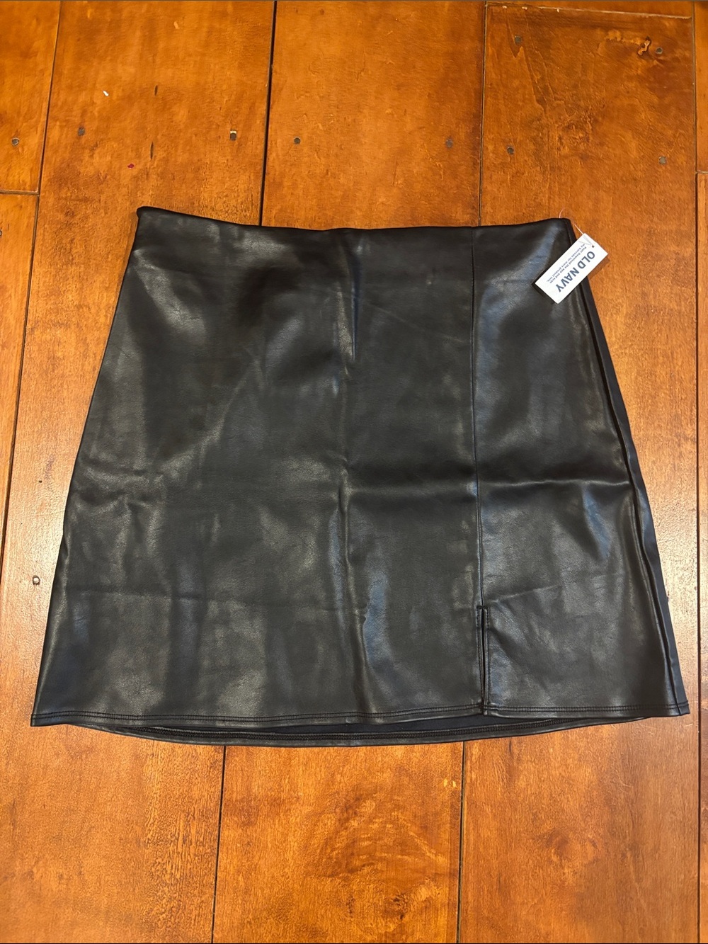 Old Navy leather mini skirt